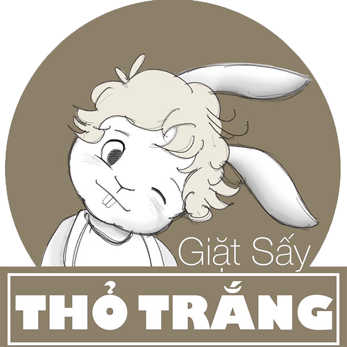 Giặt sấy thỏ trăng - Branding Cần Thơ