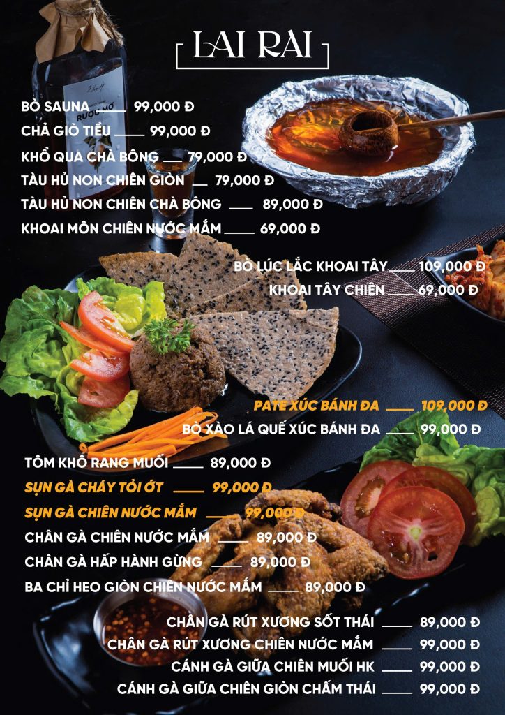 Chụp ảnh Menu Cần Thơ
