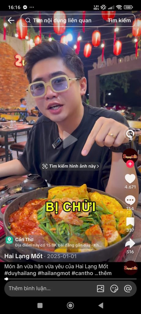 Xây kênh TikTok tại Cần Thơ
