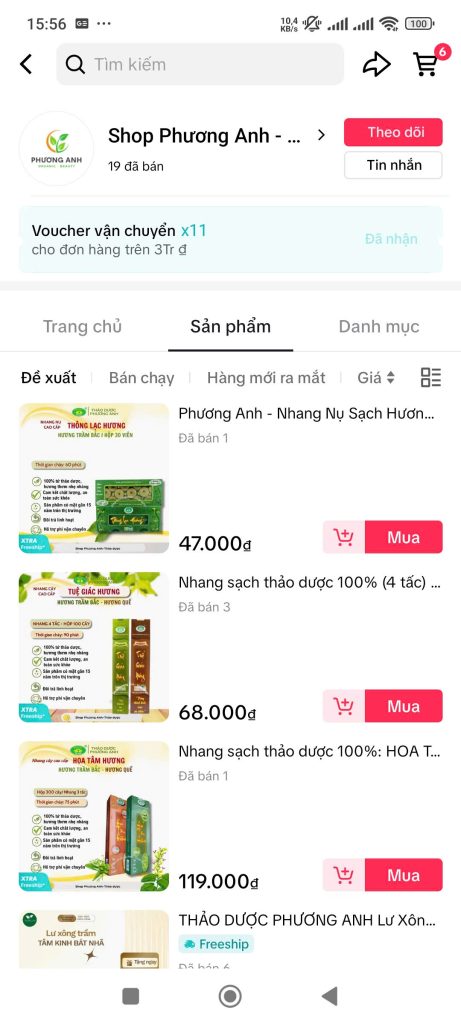 Setup gian hàng tiktok shop Cần Thơ
