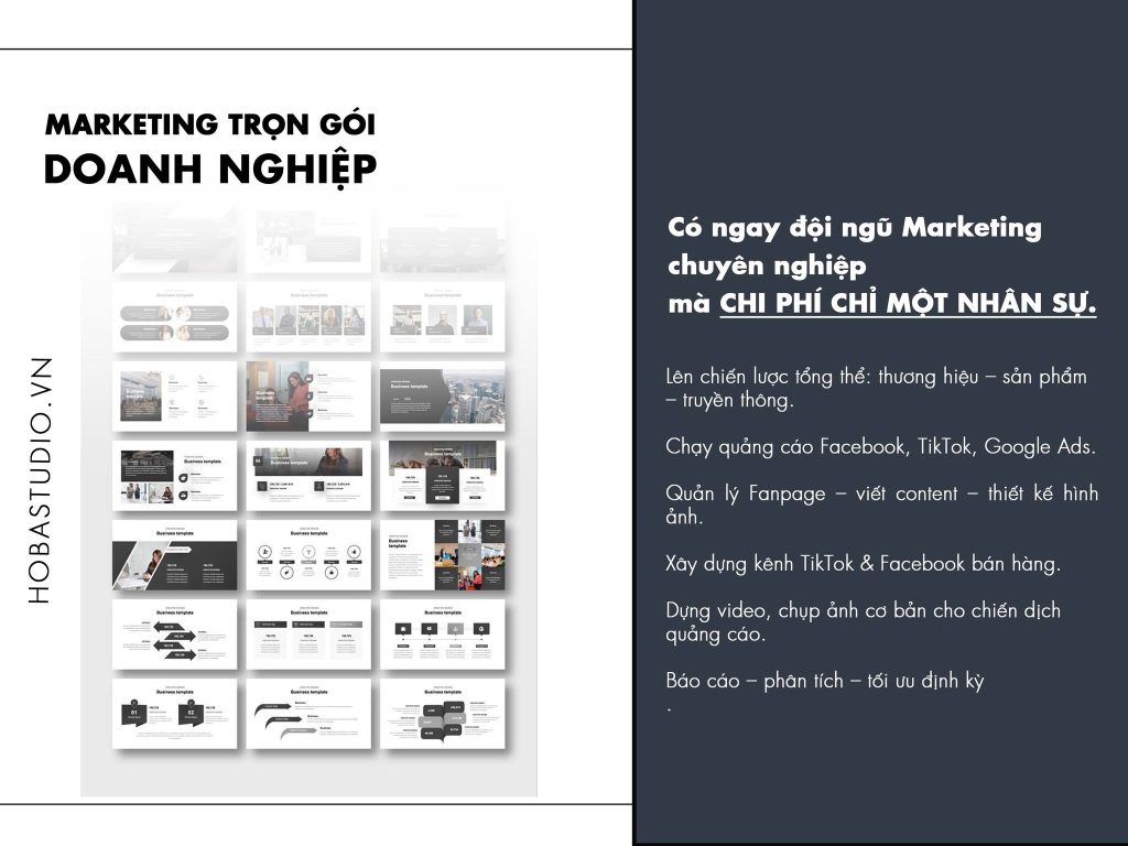 Dịch vụ Marketing tổng thể Cần Thơ